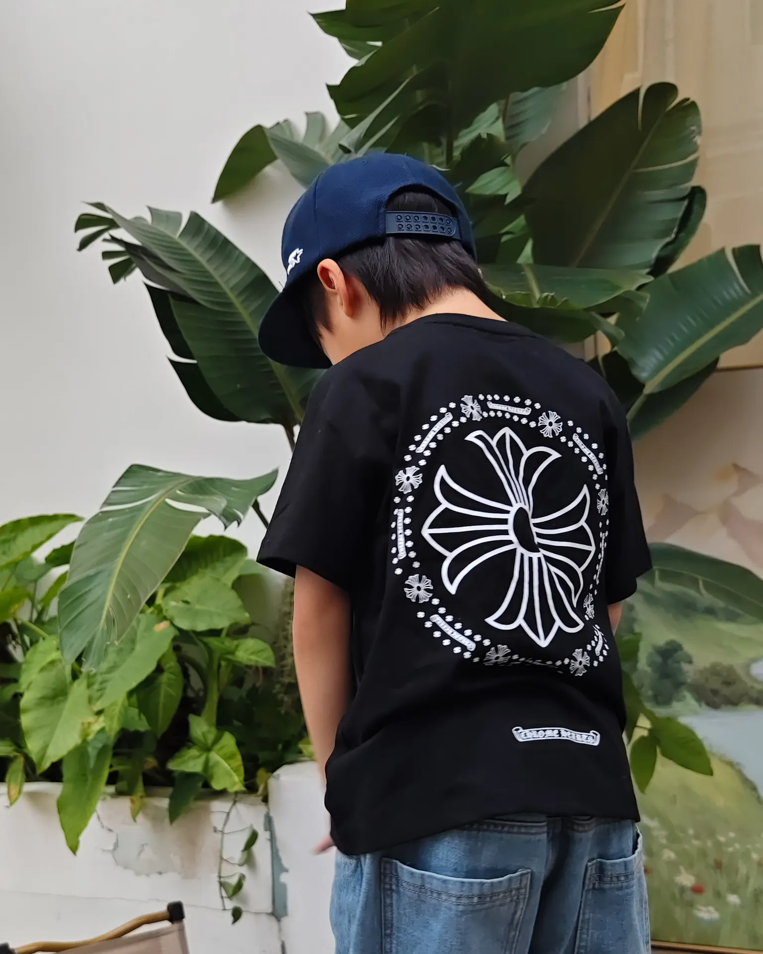 【100-160cm】着心地良い 絶対流行 夏 カジュアル プリント オーバーサイズ 通気性 快適 Ｔシャツ