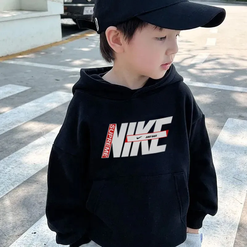【90-160cm】話題沸騰中 合わせやすい カッコイイ 快適 男の子 フード付き パーカー