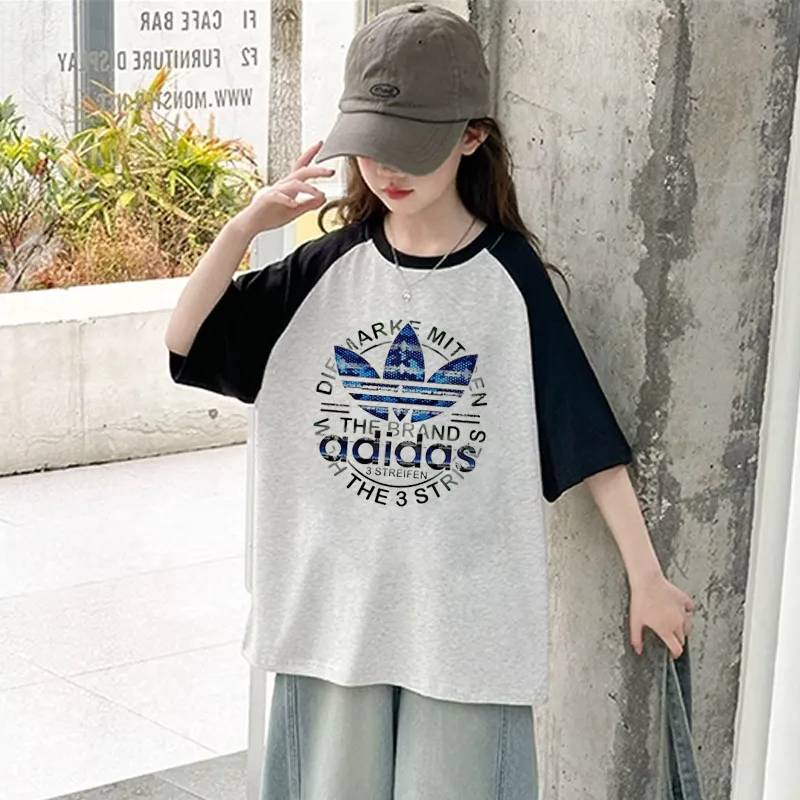【110-170cm】大人気 おしゃれ 着心地良い アルファベット 合わせやすい 半袖 Ｔシャツ