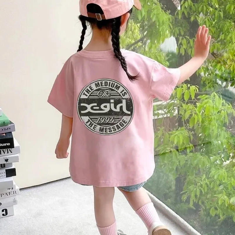 【90-160cm】人気爆発中 おしゃれ カートゥーン トレンド  女の子 半袖 Ｔシャツ