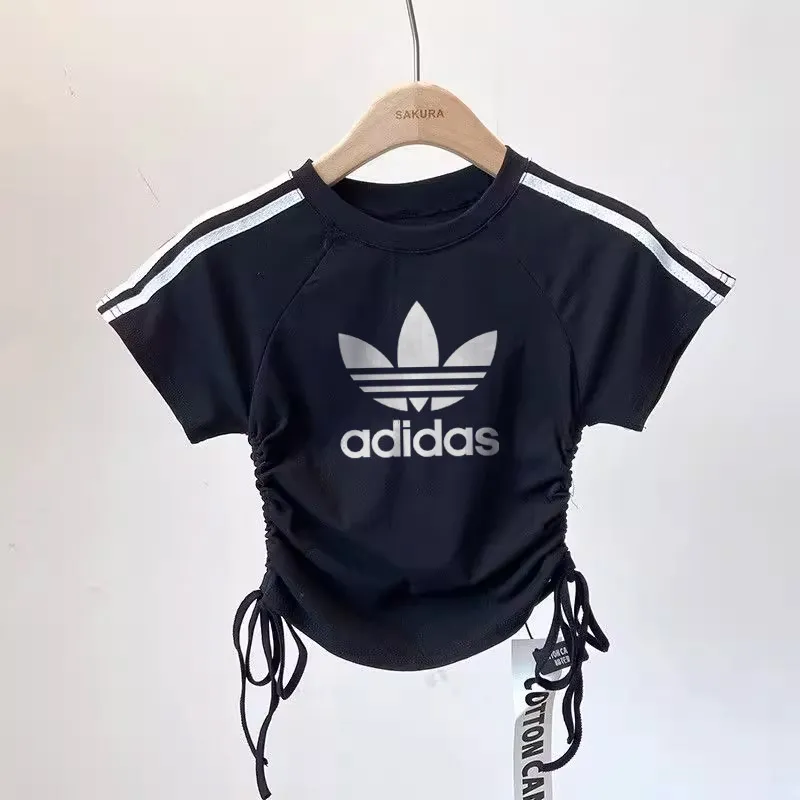 【80-150cm】オシャレ度高め 新作 大注目 カジュアル 合わせやすい 女の子 半袖 Ｔシャツ