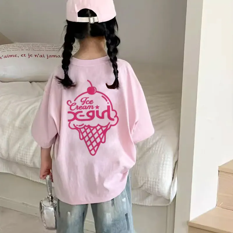 【90-160cm】トレンド感満点 爆売れ中 可愛い トレンド お出かけに 女の子 半袖 Ｔシャツ