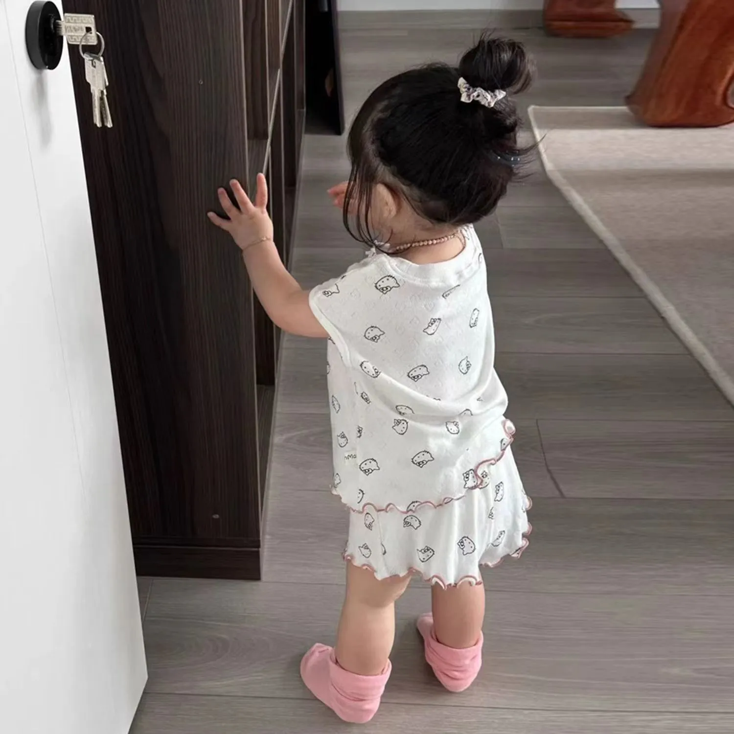 【80-140cm】みんなが選んでる かわいい 動きやすい 女の子 おうち時間に ルームウェア