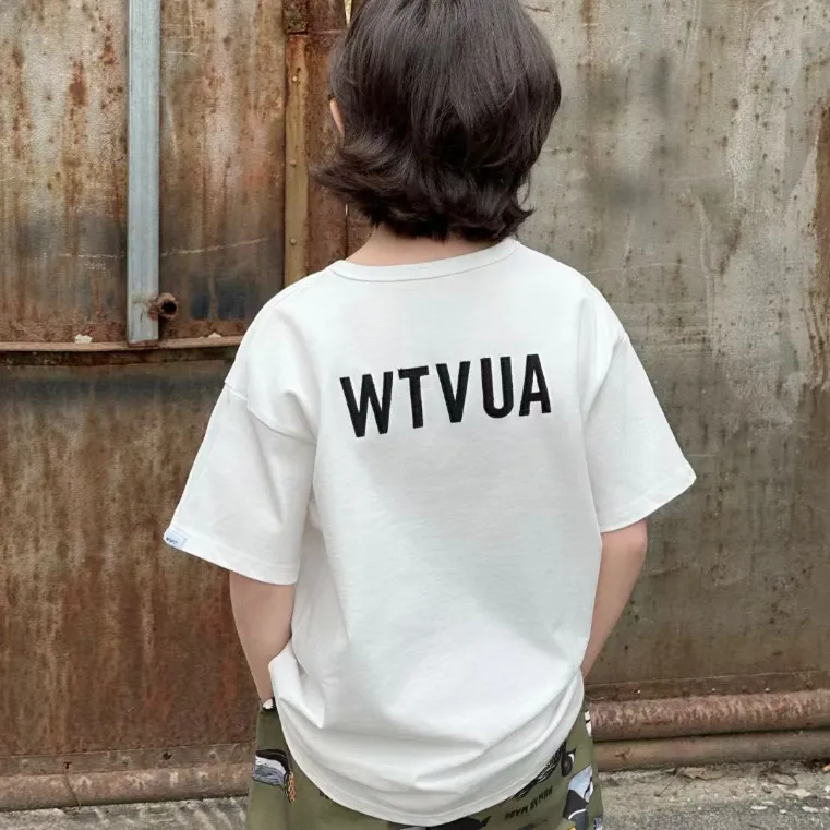 【90-160cm】人気上昇中 爆売れ中 トレンド シンプル 合わせやすい 男女兼用 半袖 Ｔシャツ