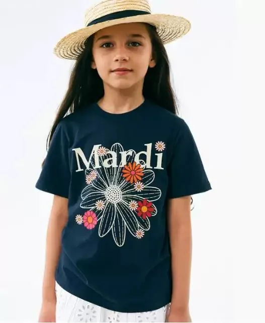 【90-160cm+親サイズ】人気爆発中 売れ筋 おしゃれ カジュアル 定番 花柄 半袖 Ｔシャツ