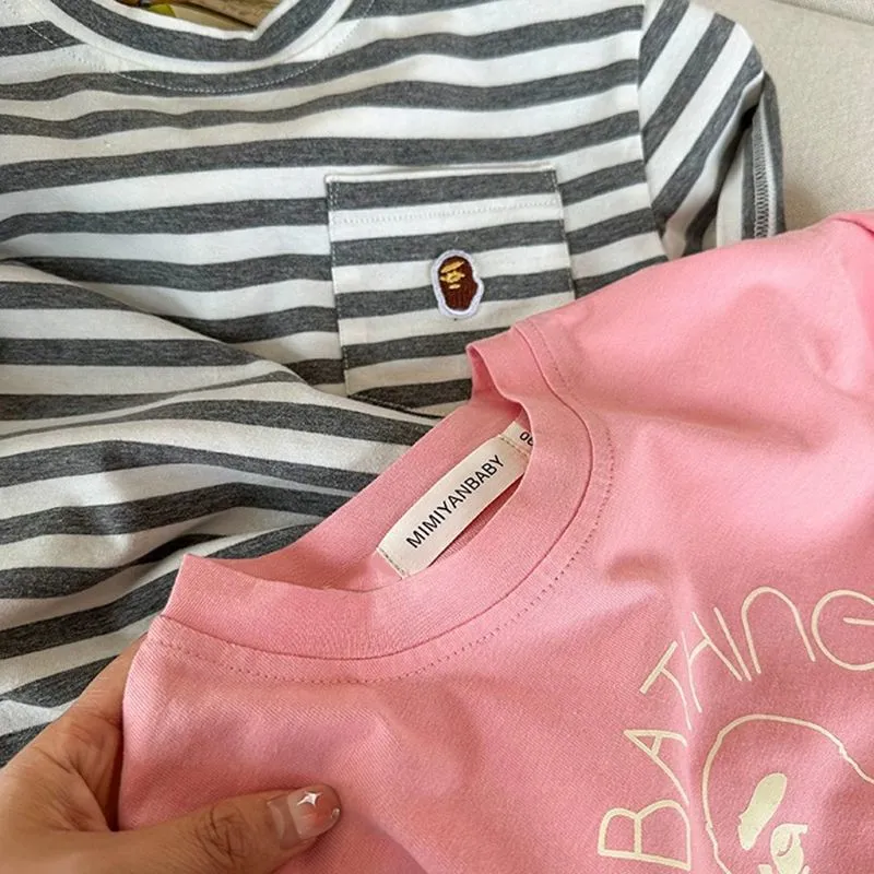 【80-150cm】絶対見逃さないで 大人気 カジュアル 多色展開 合わせやすい 半袖 Ｔシャツ