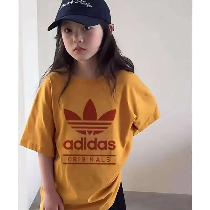 【90-160cm】着回し力抜群 通気性 トレンド  おすすめ  着心地良い 女の子  半袖 Ｔシャツ