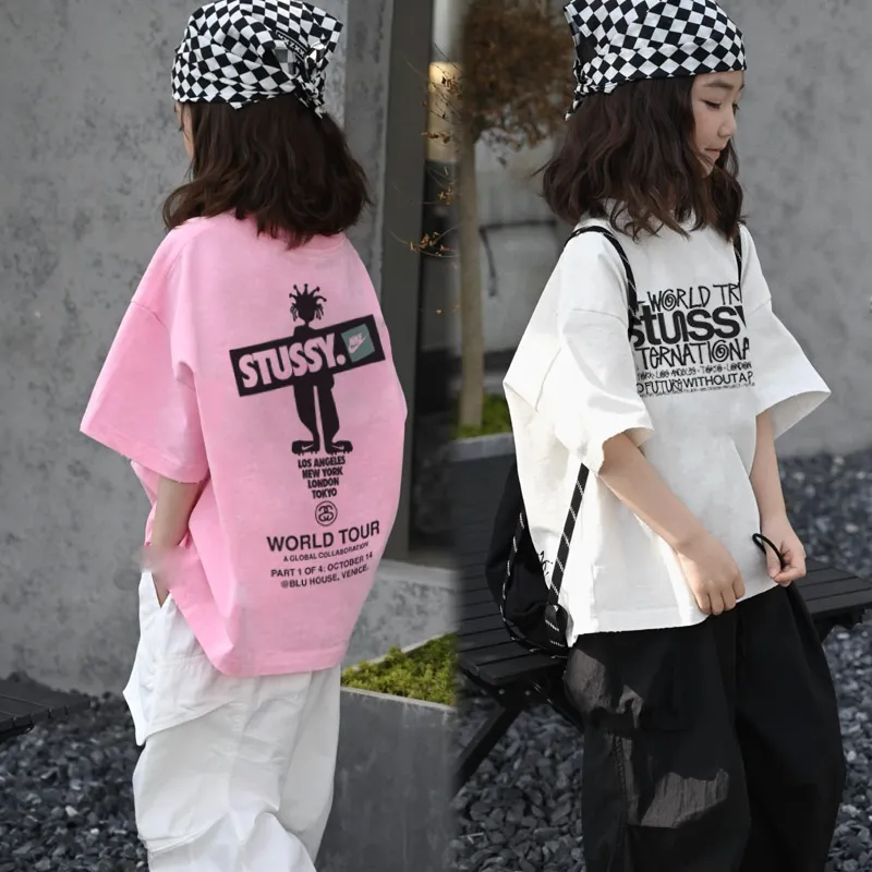 【90-160cm】今季も大流行 合わせやすい トレンド  人気筋商品  着心地良い 女の子  半袖 Ｔシャツ