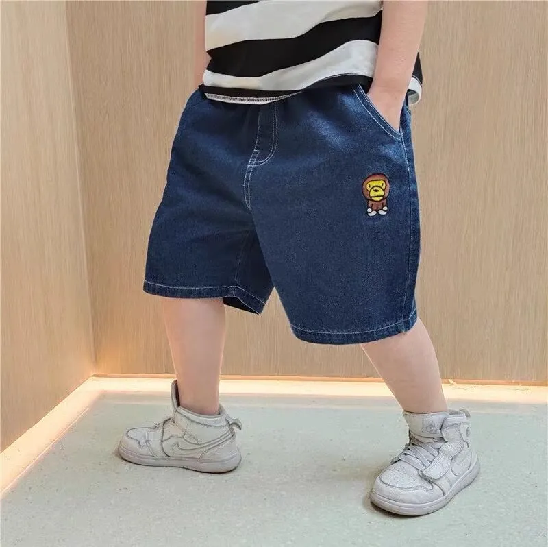 【90-150cm】絶対見逃さないで 大人気 カジュアル ストリート 履きやすい 男の子 デニム ショートパンツ