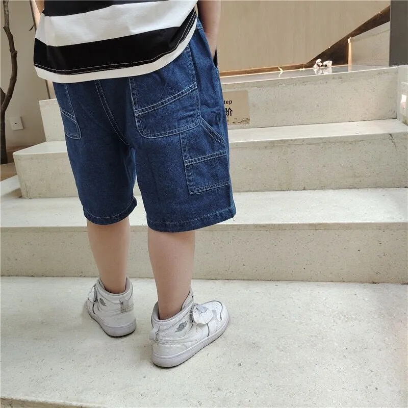 【90-150cm】絶対見逃さないで 大人気 カジュアル ストリート 履きやすい 男の子 デニム ショートパンツ