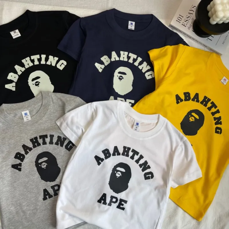 【90-160cm】リラックス感ある 大人気 カジュアル 合わせやすい  着心地良い 半袖 Ｔシャツ