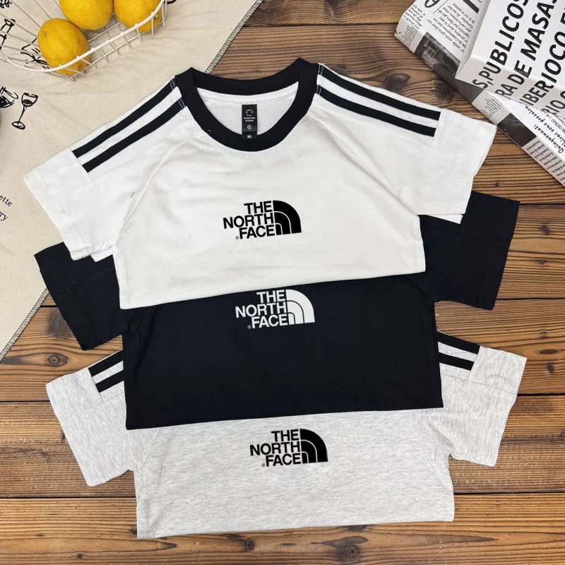 【100-150cm】リラックス感ある トレンド  カジュアル 着やすい 合わせやすい 半袖 Ｔシャツ