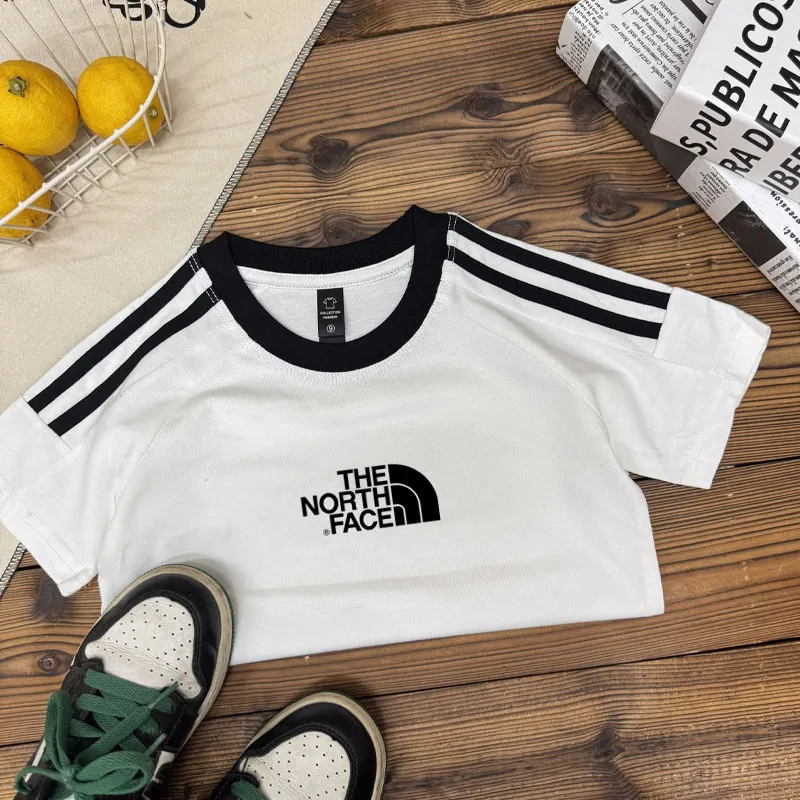 【100-150cm】リラックス感ある トレンド  カジュアル 着やすい 合わせやすい 半袖 Ｔシャツ