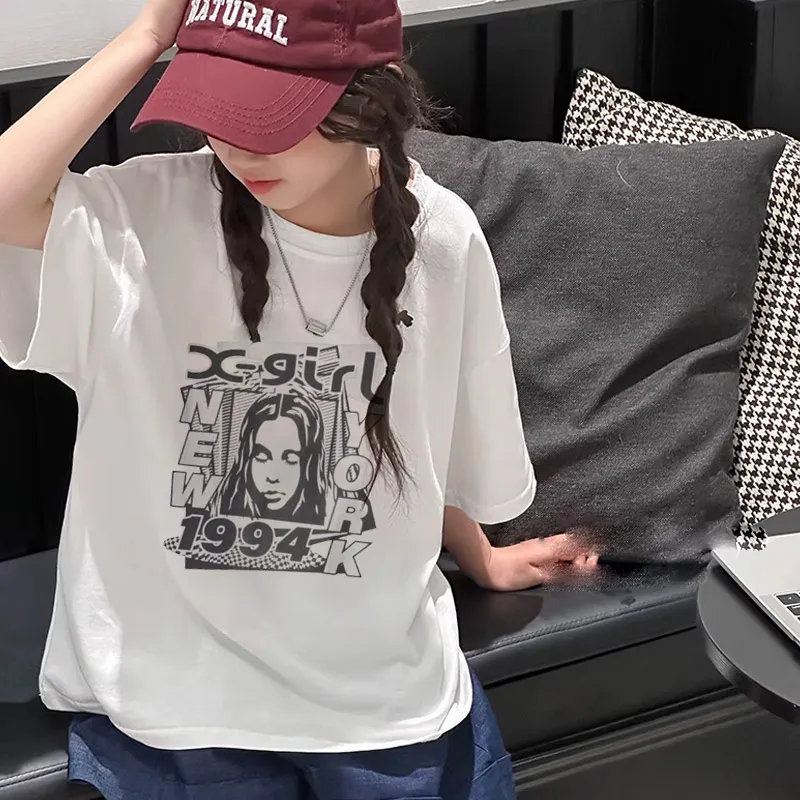 【90-160cm】トレンド感たっぷり 売れ筋 カジュアル  プリント 女の子 半袖 Ｔシャツ