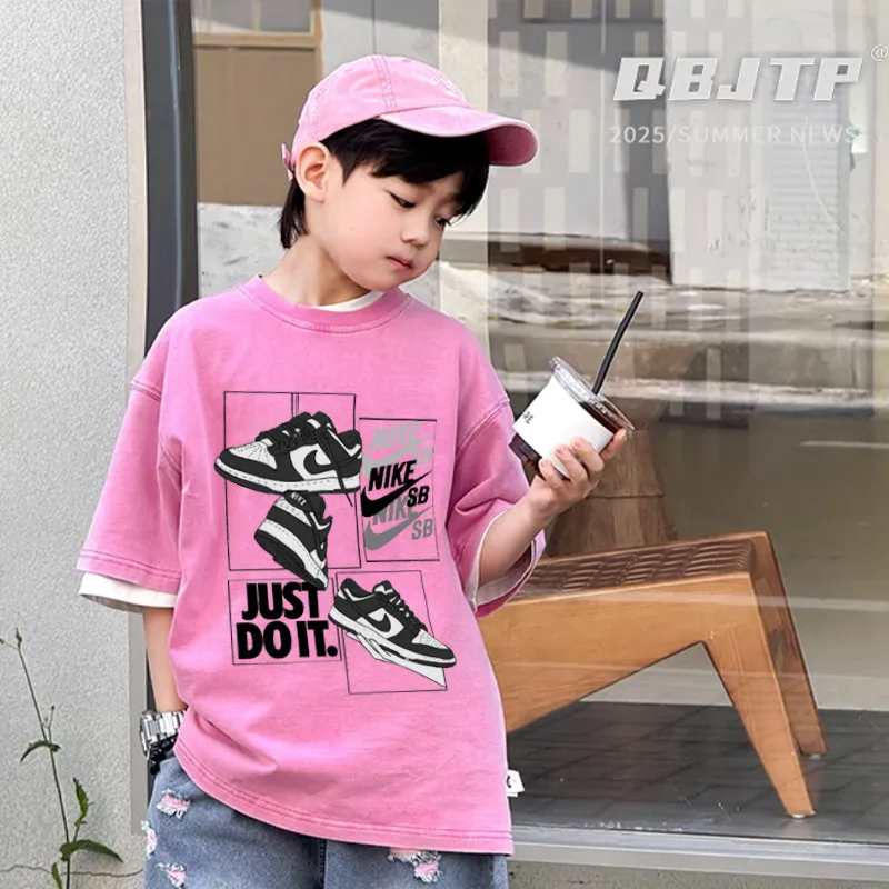 【90-160cm】 見逃し厳禁 ファッション 合わせやすい  着心地良い 男の子  半袖 Ｔシャツ