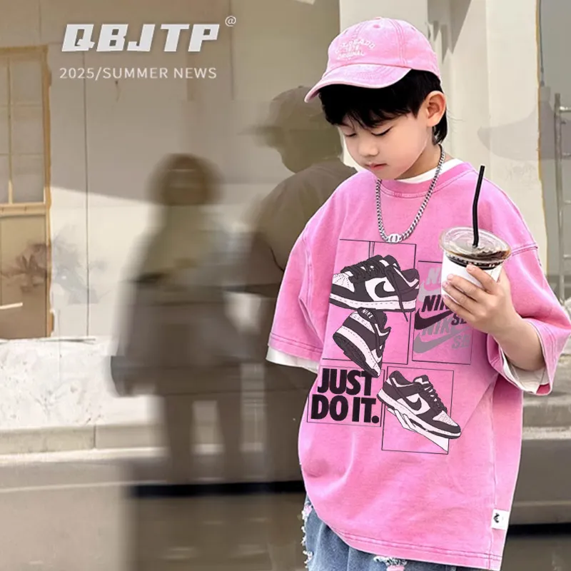 【90-160cm】 見逃し厳禁 ファッション 合わせやすい  着心地良い 男の子  半袖 Ｔシャツ