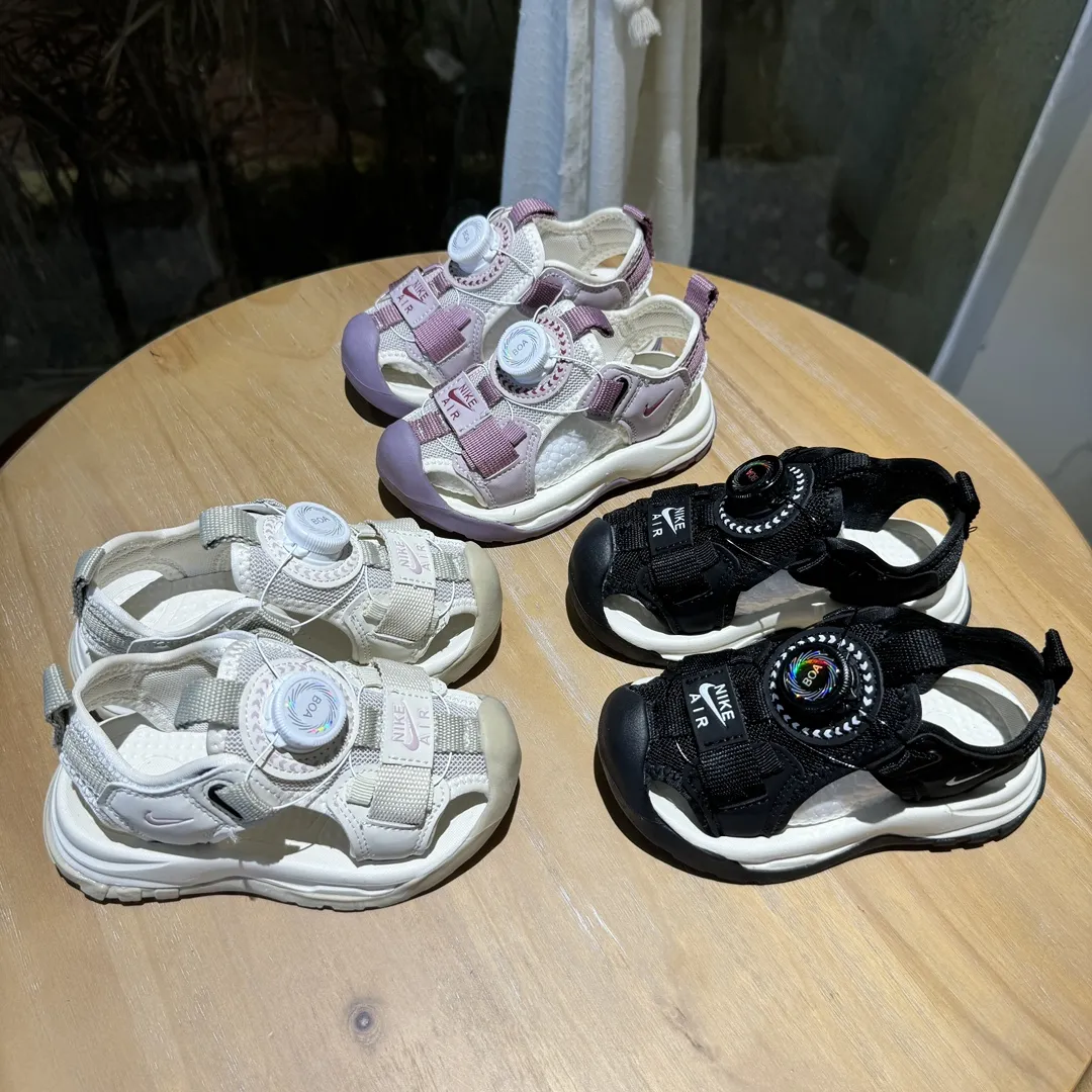 売り切れ必至 調整しやすい カジュアル 快適 キッズ バックル×マジックテープサンダル