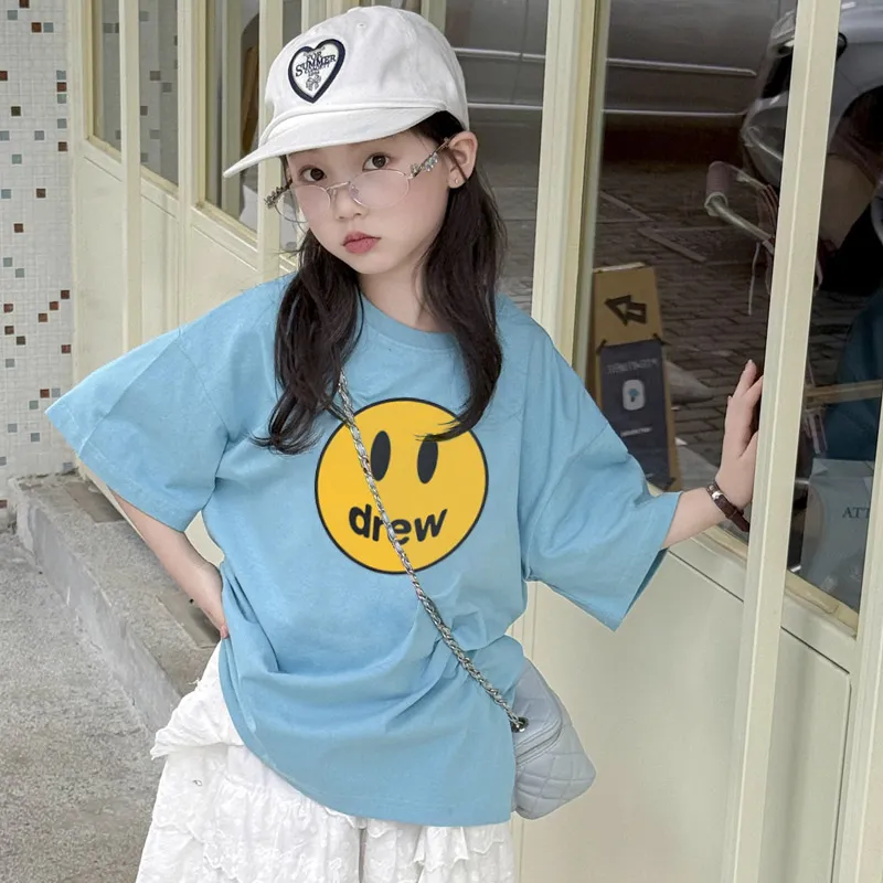 【100-150cm+親サイズ】トレンド感満載 大人気 可愛い カジュアル ゆったり 親子ペア 半袖 Ｔシャツ