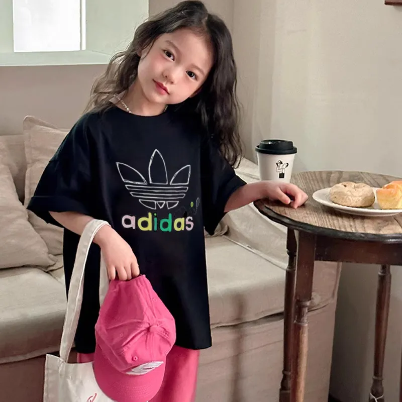 【90-160cm】絶対欲しい 爆売れ中 シンプル 可愛い 合わせやすい 女の子 半袖 Ｔシャツ