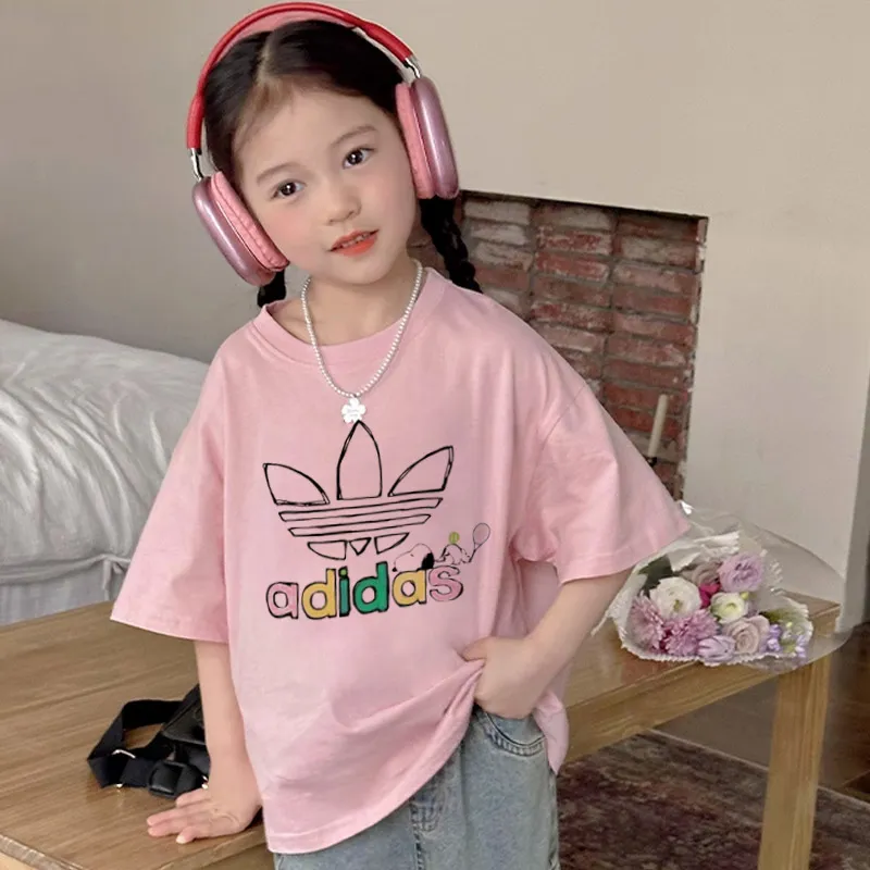 【90-160cm】絶対欲しい 爆売れ中 シンプル 可愛い 合わせやすい 女の子 半袖 Ｔシャツ