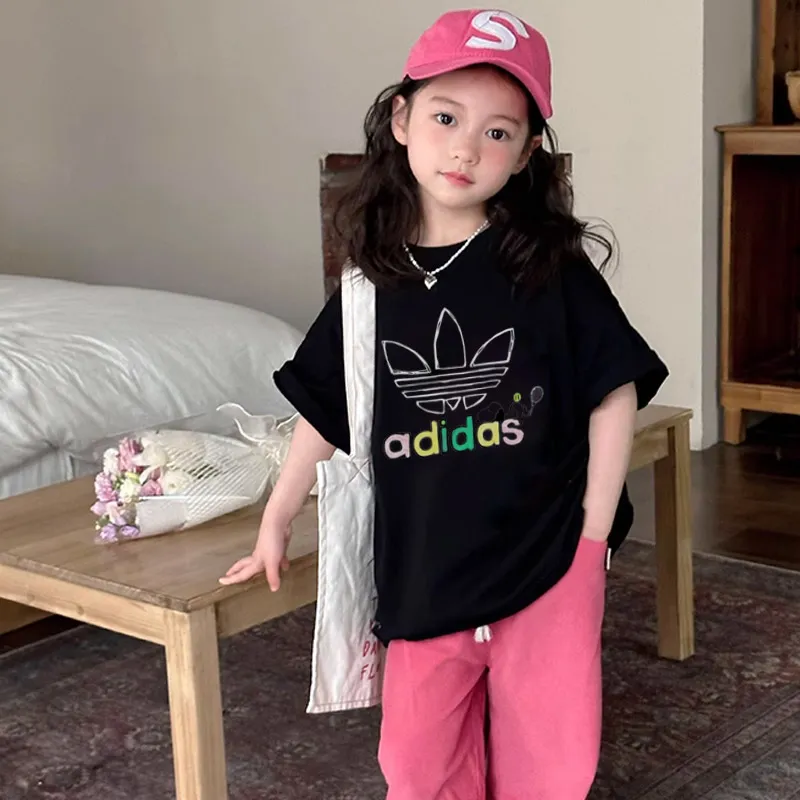 【90-160cm】絶対欲しい 爆売れ中 シンプル 可愛い 合わせやすい 女の子 半袖 Ｔシャツ
