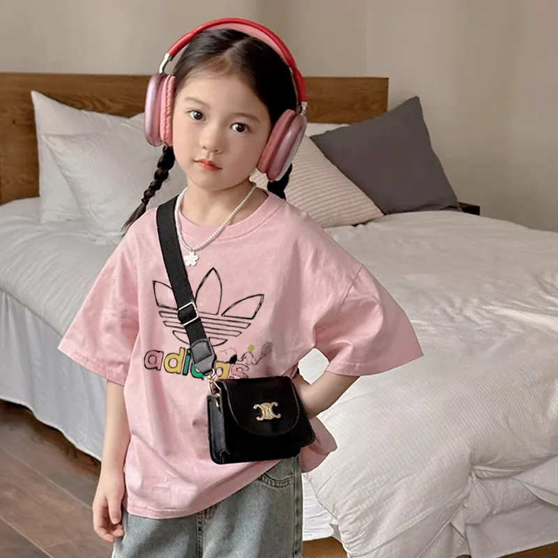 【90-160cm】絶対欲しい 爆売れ中 シンプル 可愛い 合わせやすい 女の子 半袖 Ｔシャツ