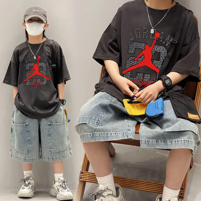 【90-160cm】カッコイイ 着回し力抜群 ファッション  着心地良い 男の子  半袖 Ｔシャツ
