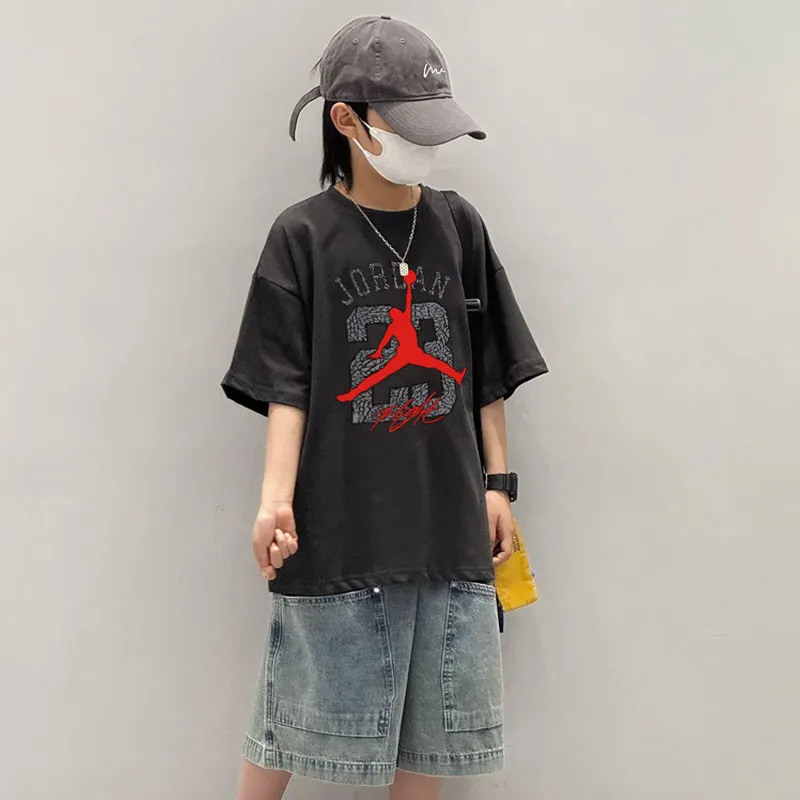 【90-160cm】カッコイイ 着回し力抜群 ファッション  着心地良い 男の子  半袖 Ｔシャツ