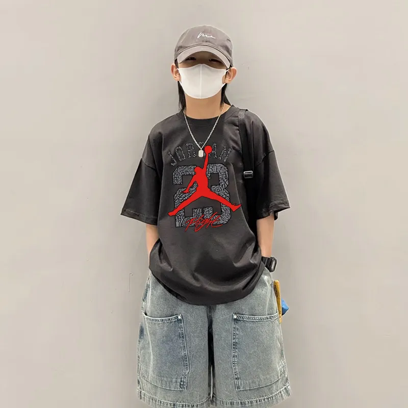 【90-160cm】カッコイイ 着回し力抜群 ファッション  着心地良い 男の子  半袖 Ｔシャツ