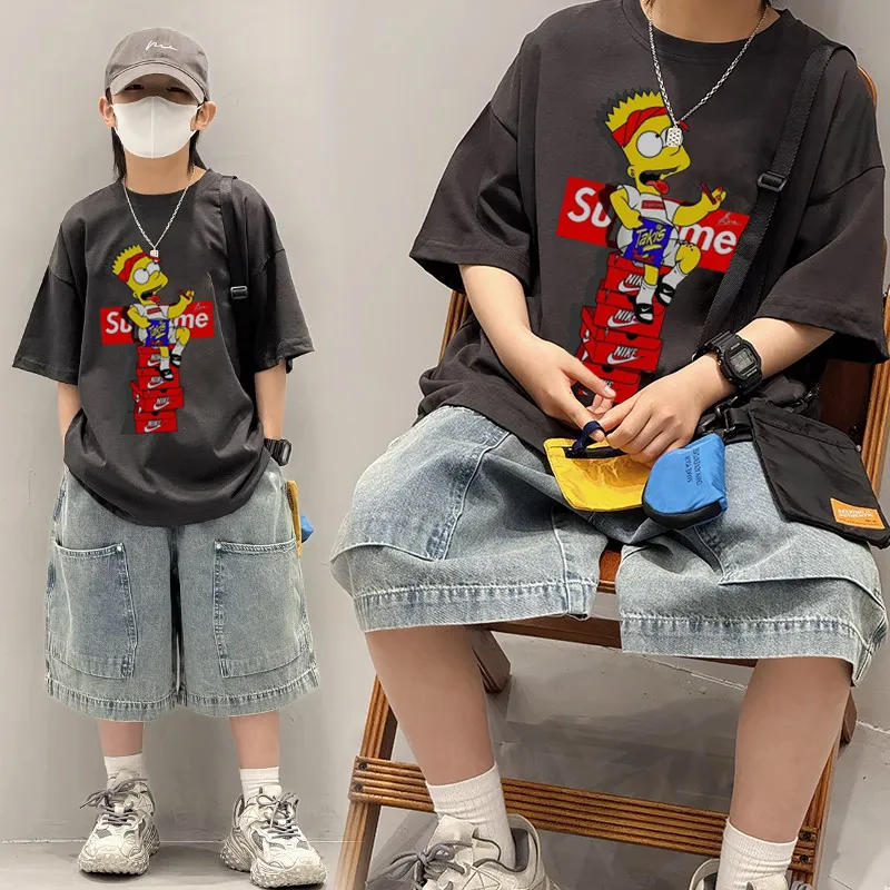 【90-160cm】今季大注目 人気爆発 快適  着心地良い 男の子  半袖 Ｔシャツ