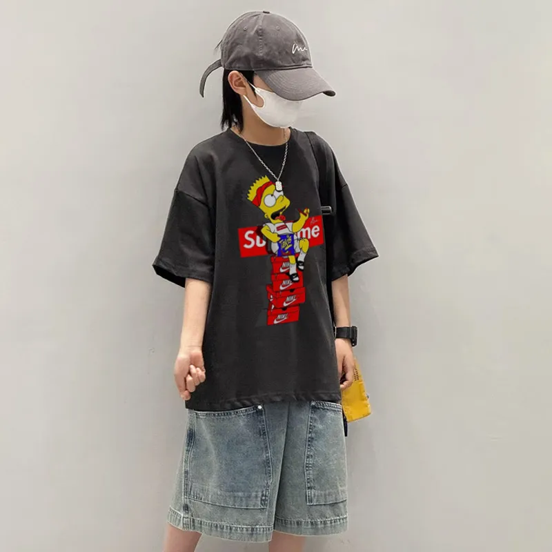 【90-160cm】今季大注目 人気爆発 快適  着心地良い 男の子  半袖 Ｔシャツ