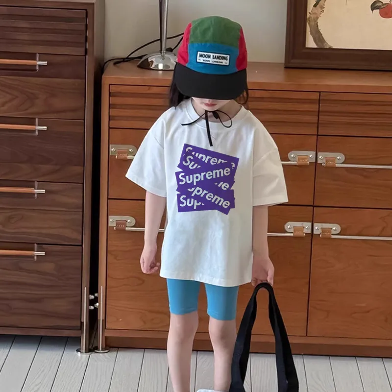 【90-160cm】絶対欲しい 高品質 シンプル  おすすめ  気質いい 女の子  半袖 Ｔシャツ
