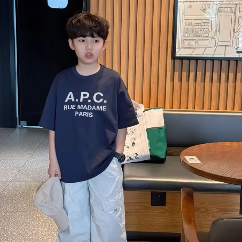 【90-160cm】これを逃す手はない 大人気 カジュアル カッコイイ 男の子 半袖 Ｔシャツ