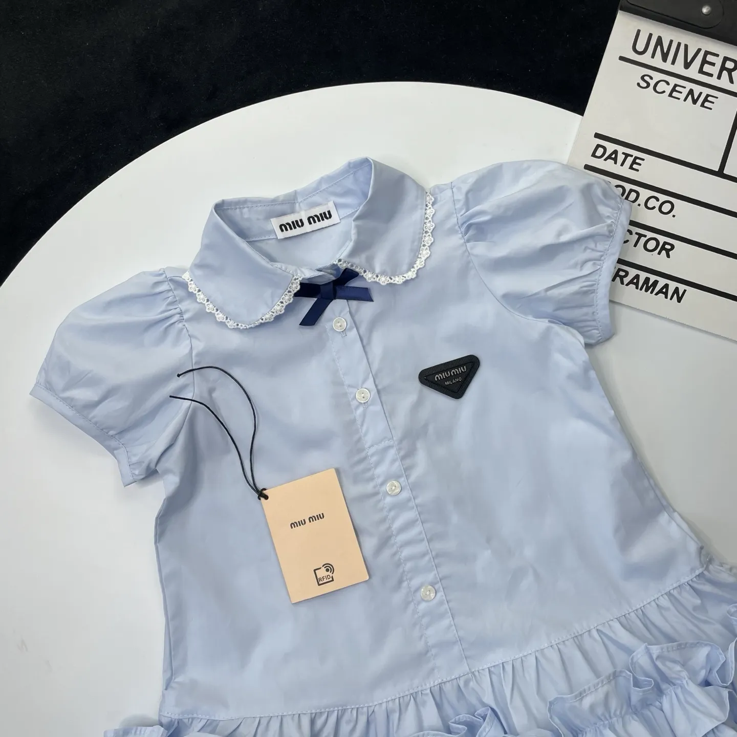 【100-150cm】オシャレ度高め 気質満点 大人気 スウィート 丸襟 女の子 半袖 ワンピース