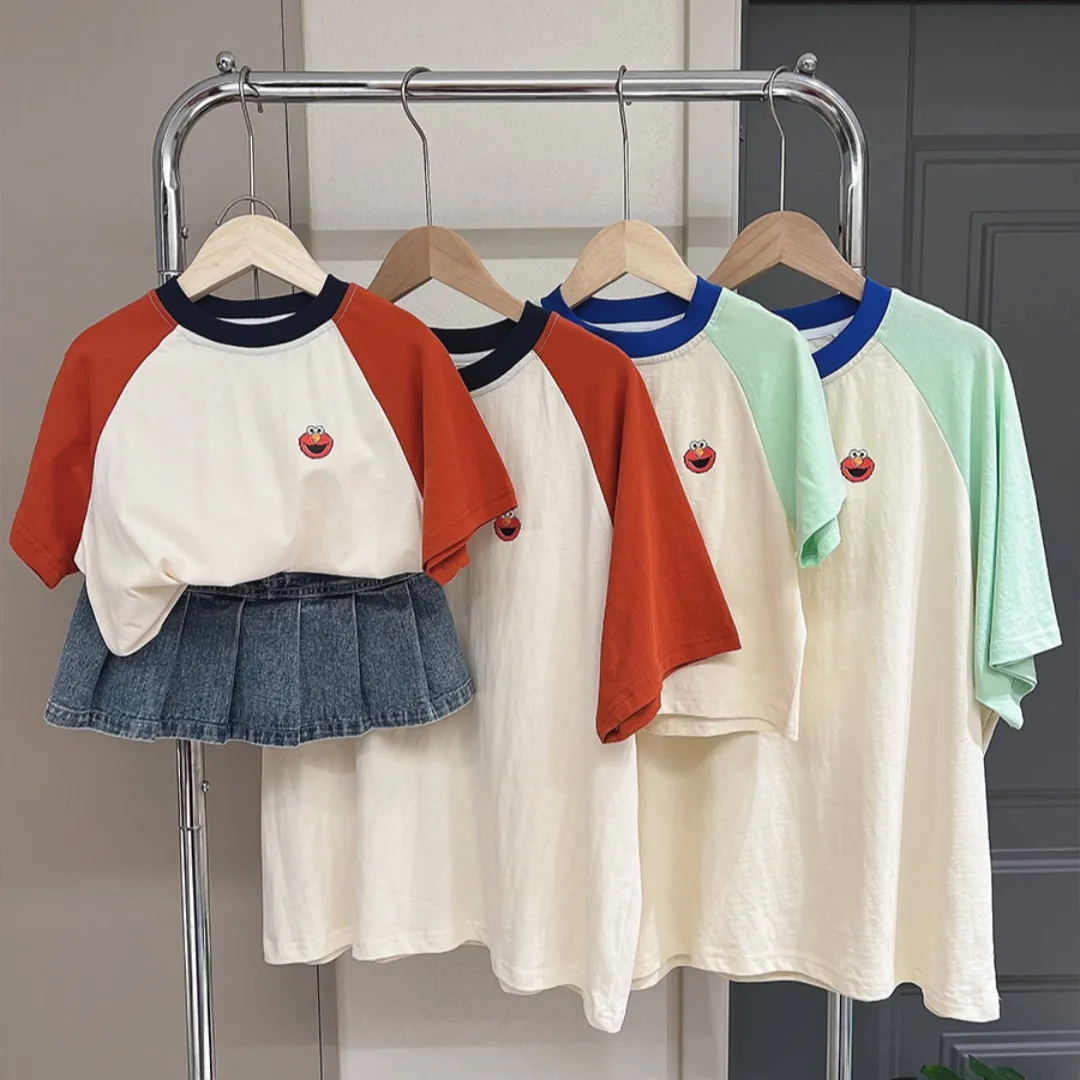 【90-160cm+親サイズ】夏にぴったり よく売れる 通園・お出かけに カジュアル 親サイズ 半袖 Ｔシャツ