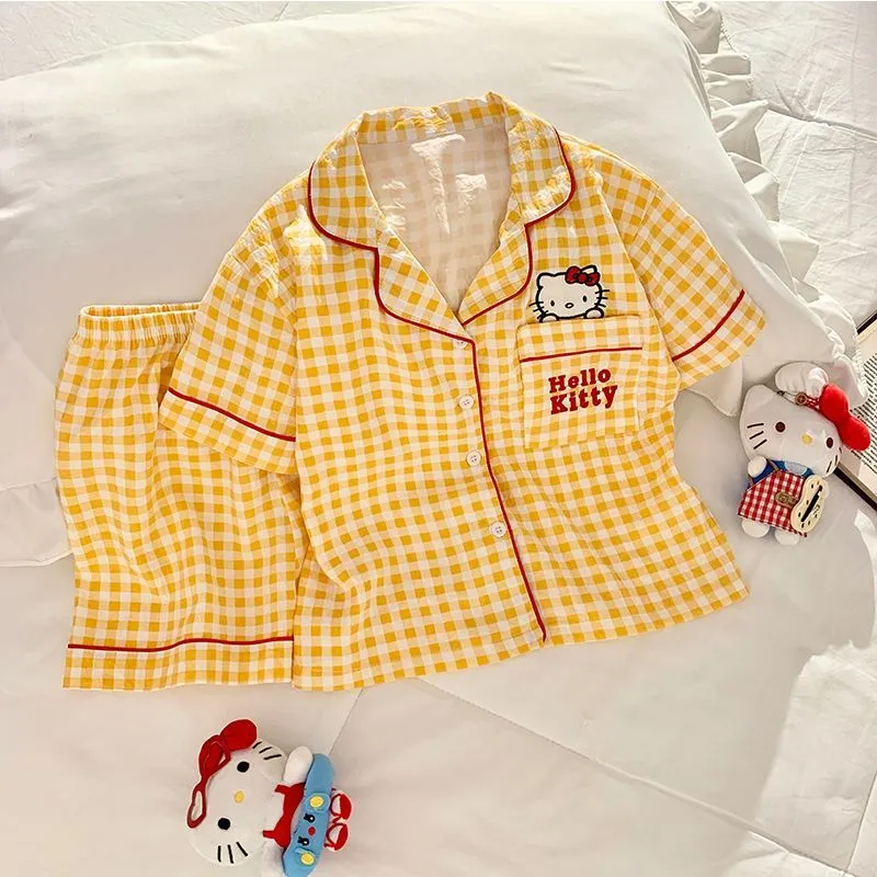 【90-160cm】絶対欲しい 爆売れ中 チェック柄 可愛い 女の子 半袖Ｔシャツ+ショートパンツ ルームウェイ