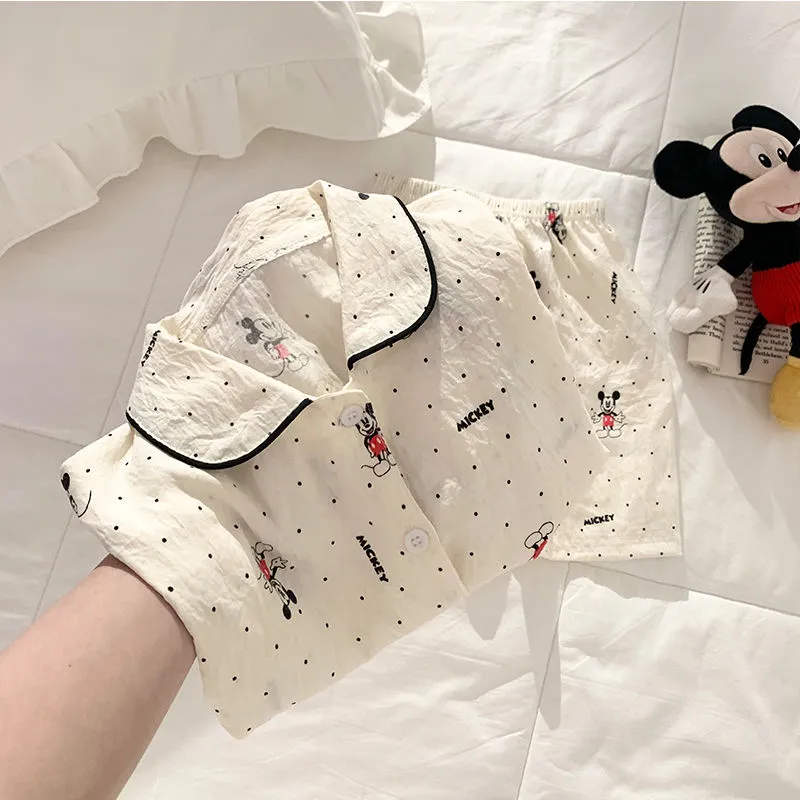 【90-160cm】リピーター多数 かわいさ満点 可愛い カートゥーン 女の子 半袖Ｔシャツ+ショートパンツ ルームウェイ