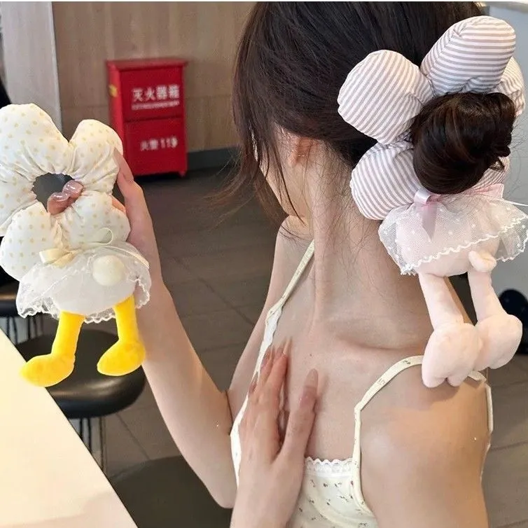 姉妹おそろいもおすすめ キュート かわいさ満点  伸縮性あり ヘアアクセサリー ヘアゴム