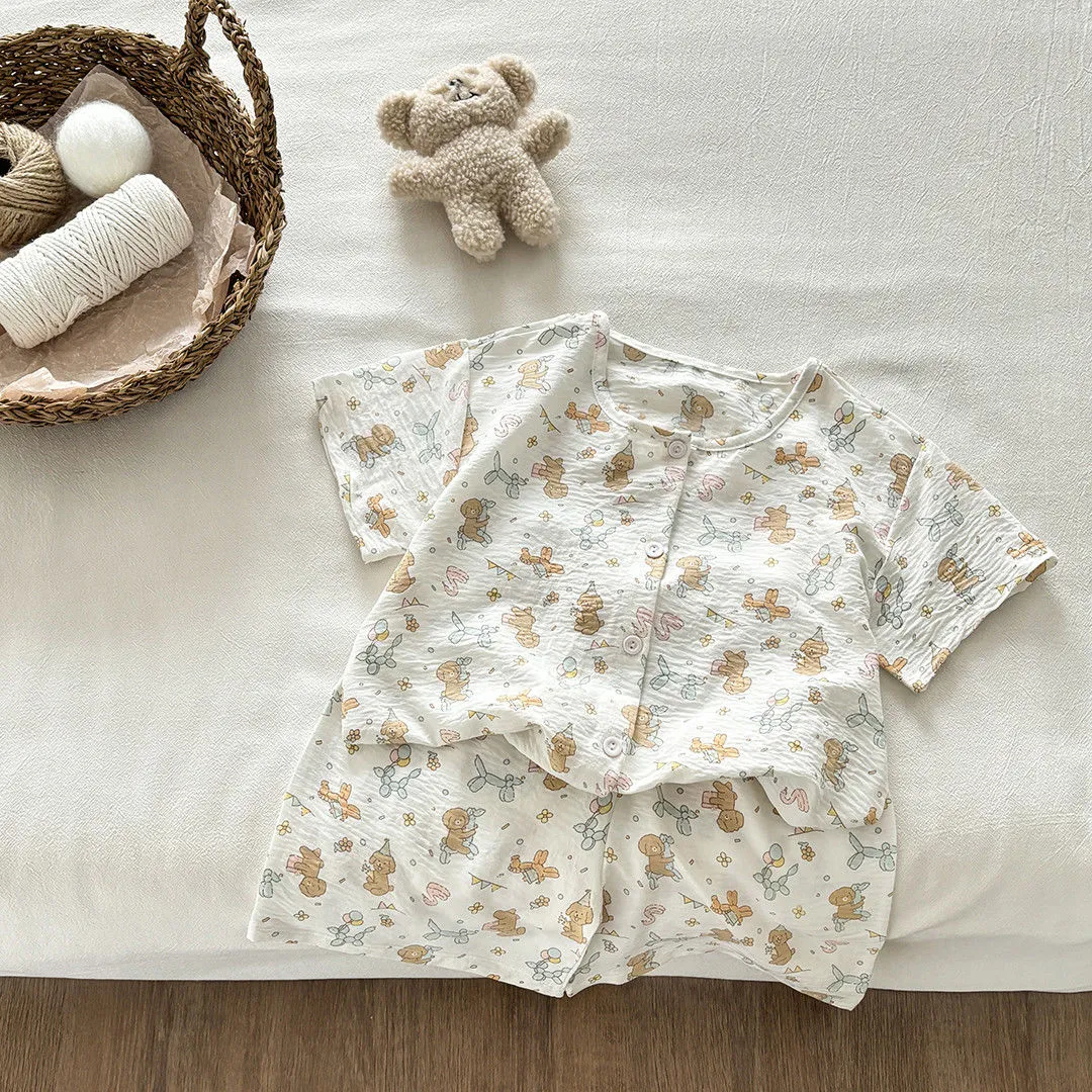 【100-150cm】多色展開 かわいい 通気性抜群 ゆったりシルエット ゼットアップ ルームウェア