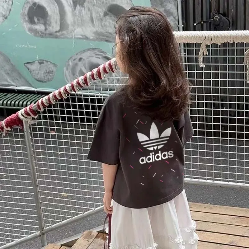 【90-160cm】リラックス感ある 売れ筋 トレンド カジュアル 女の子 半袖 Ｔシャツ