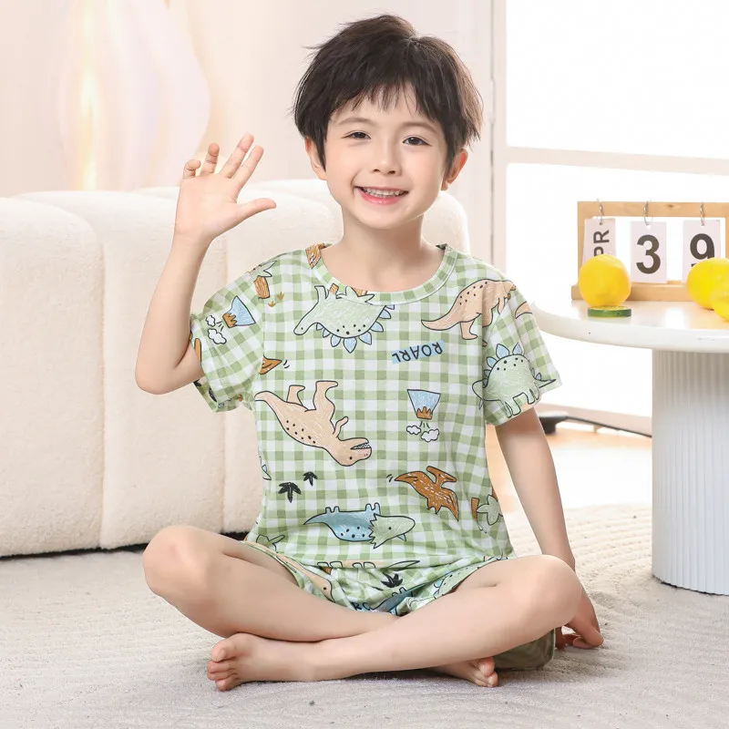 【100-160cm】動きやすい設計 着脱しやすい おしゃれなパターン ゼットアップ ルームウェア