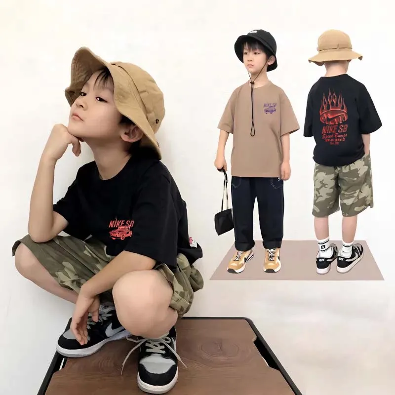 【90-160cm】人気爆発中 売れ筋 カジュアル ストリート 男の子 半袖 Ｔシャツ