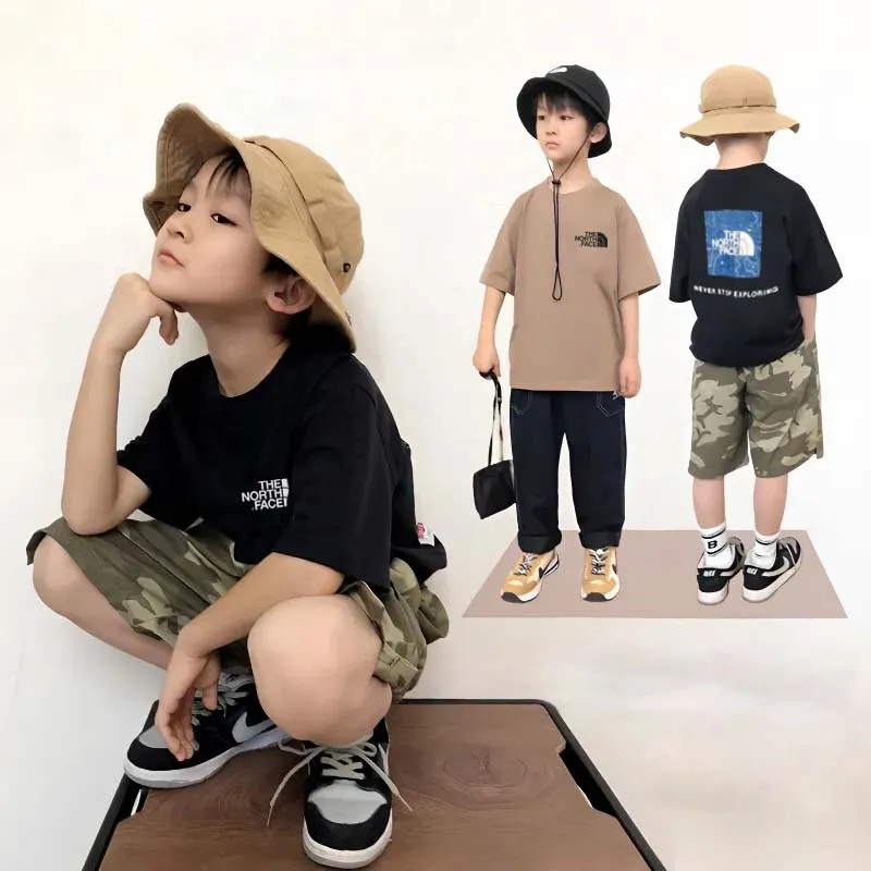 【90-160cm】トレンド感たっぷり 売れ筋 カジュアル トレンド  男の子 半袖 Ｔシャツ