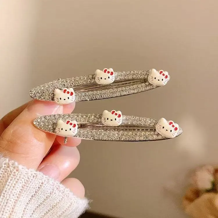 おしゃれキッズ必見 ガーリー ピカピカ 可愛い ヘアアクセサリー ヘアピン
