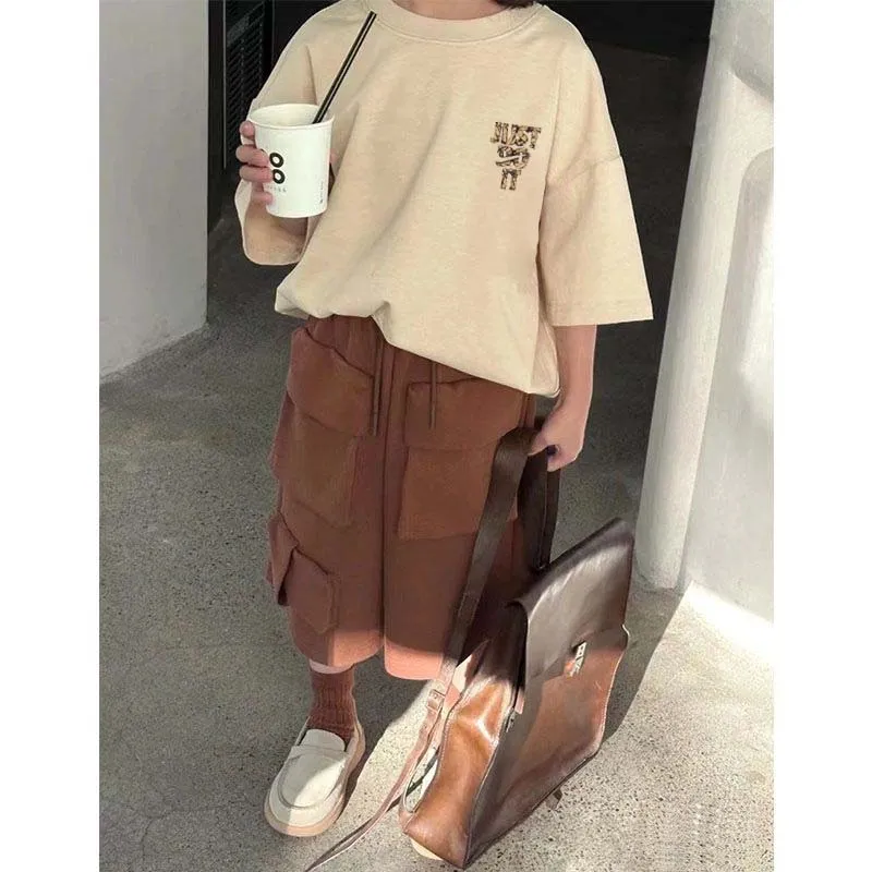 【90-160cm】目を奪われる 爆売れ中 カジュアル ストリート  着やすい 男の子 半袖 Ｔシャツ