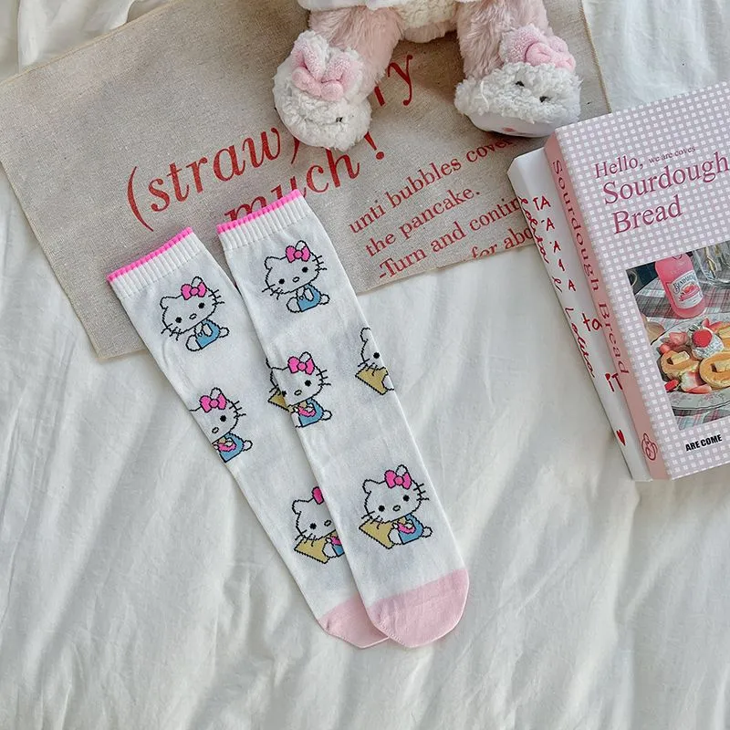好感度UP 可愛い 柔らか素材 丈夫で長持ち キッズ ミドルソックス