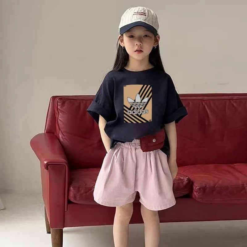 【90-160cm】絶対欲しい 爆売れ中 カジュアル 合わせやすい 女の子 半袖 Ｔシャツ