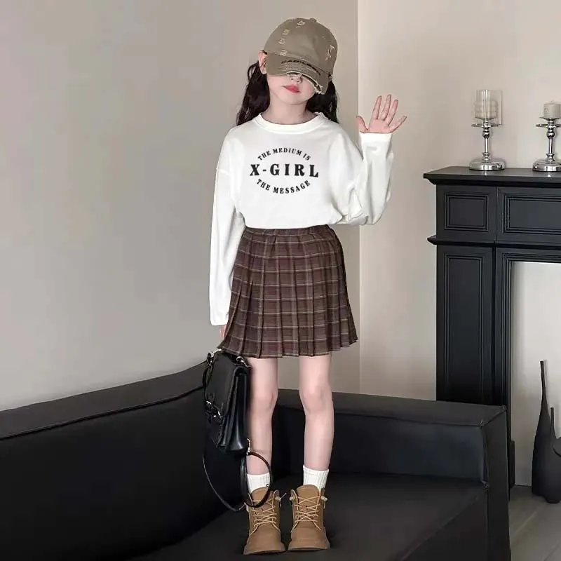 【90-160cm】毎日着たくなる 大活躍 おしゃれ トレンド シンプル 女の子 長袖 Ｔシャツ