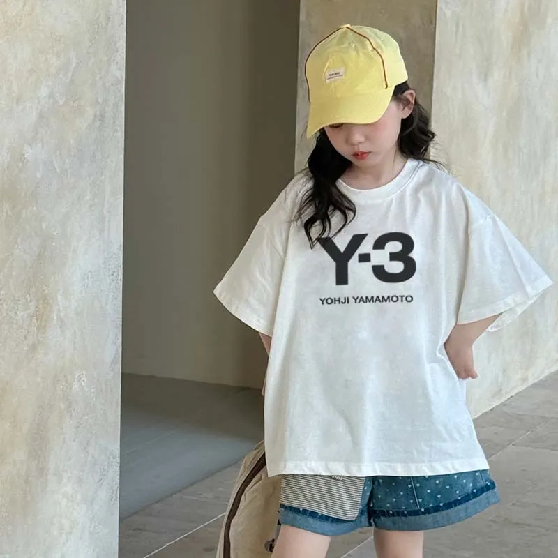 【90-160cm】ママたちに大好評 好感度UP シンプル トレンド 女の子 半袖 Ｔシャツ