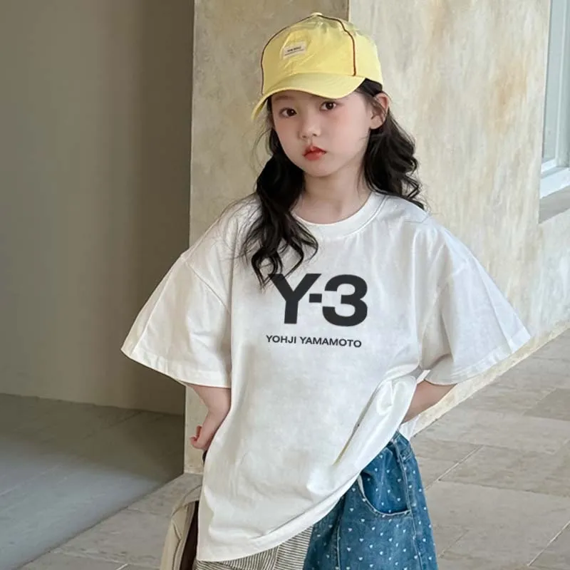 【90-160cm】ママたちに大好評 好感度UP シンプル トレンド 女の子 半袖 Ｔシャツ